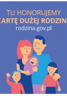 Honorujemy Kartę Dużej Rodziny